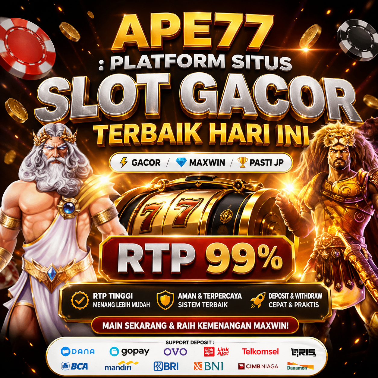 APE77 : Platform Situs Slot Gacor Terbaik Hari ini